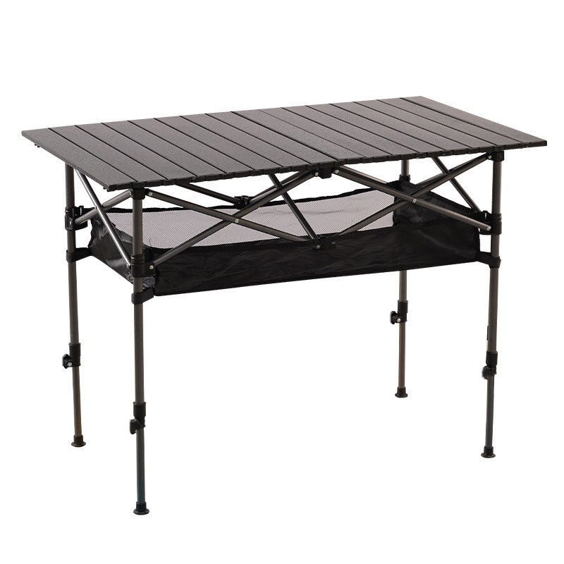 Foldable Wooden Camping Table With Carrying Bag Kalsten