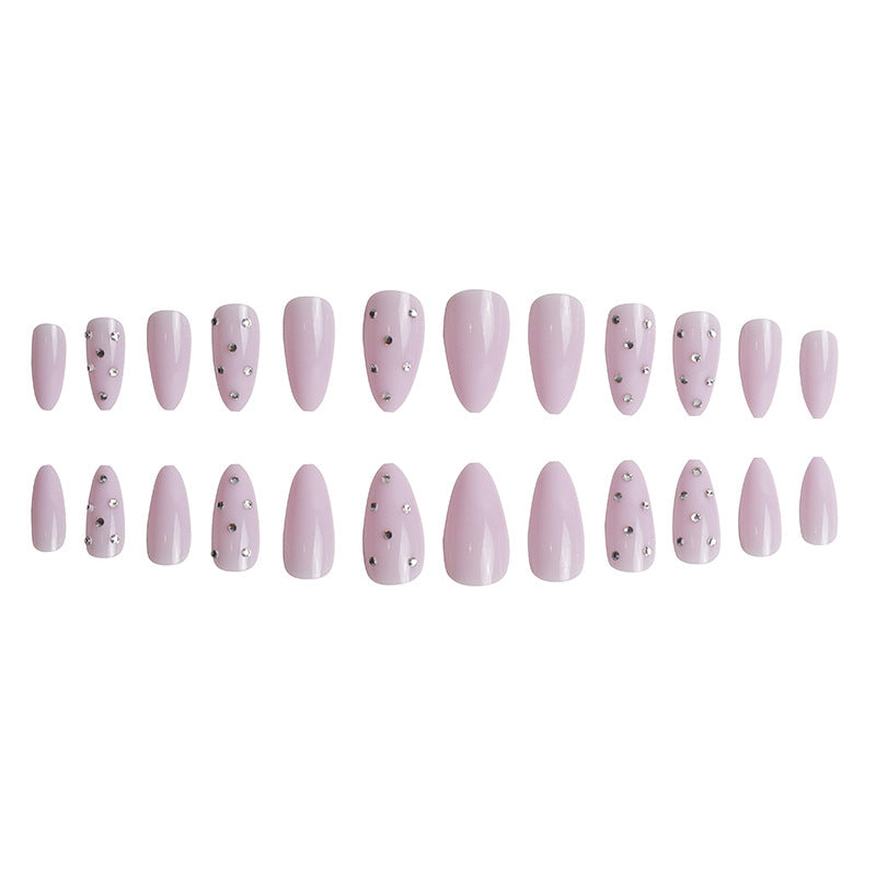 Elegant Glittery Press-On Nail Set Kalsten