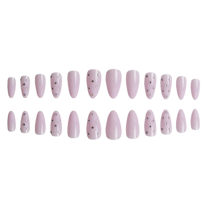 Elegant Glittery Press-On Nail Set Kalsten