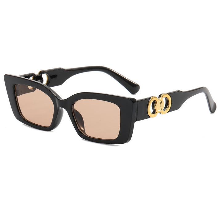 Women's Rectangular Designer Sunglasses with Luxurious Accents Kalsten