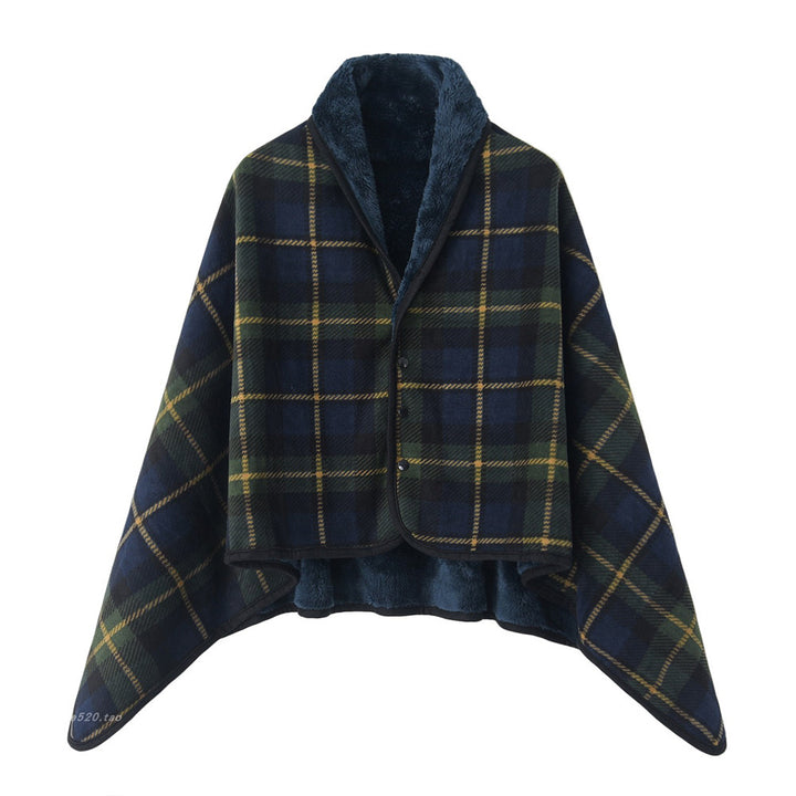 Ladies' wrap blanket made of cozy wool blend Kalsten