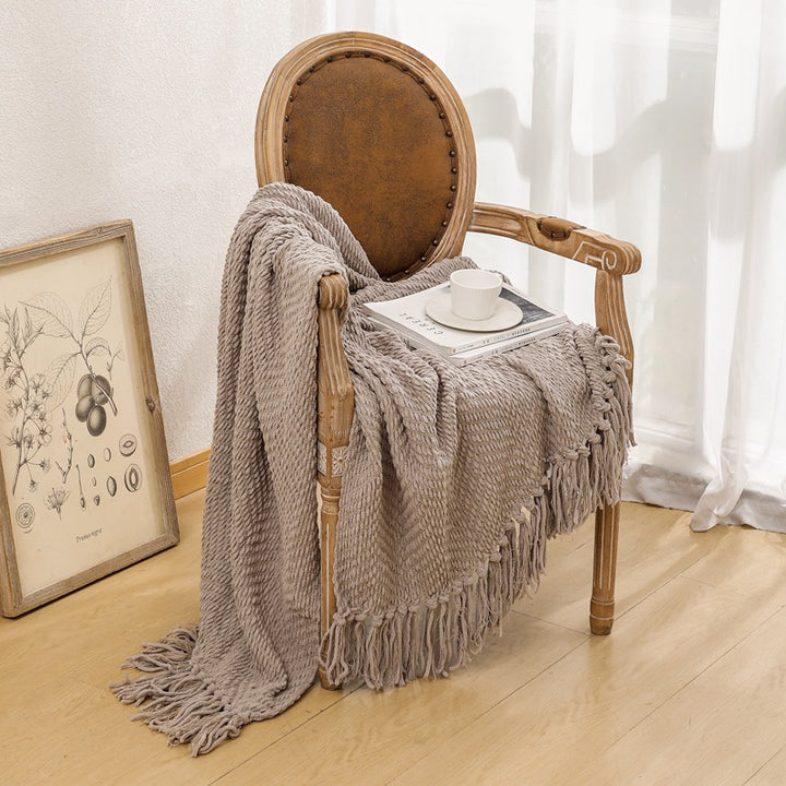 Cozy Knitted Blanket