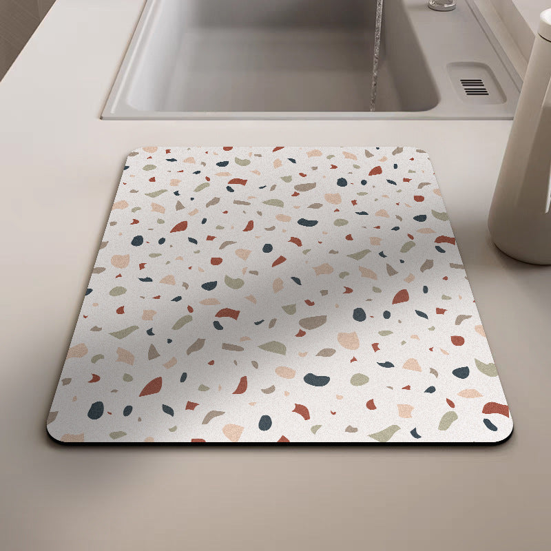 Artistic Terrazzo-Pattern Kitchen Mat Kalsten
