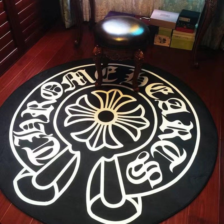 Artistic Embroidered Area Mat for Home Decor