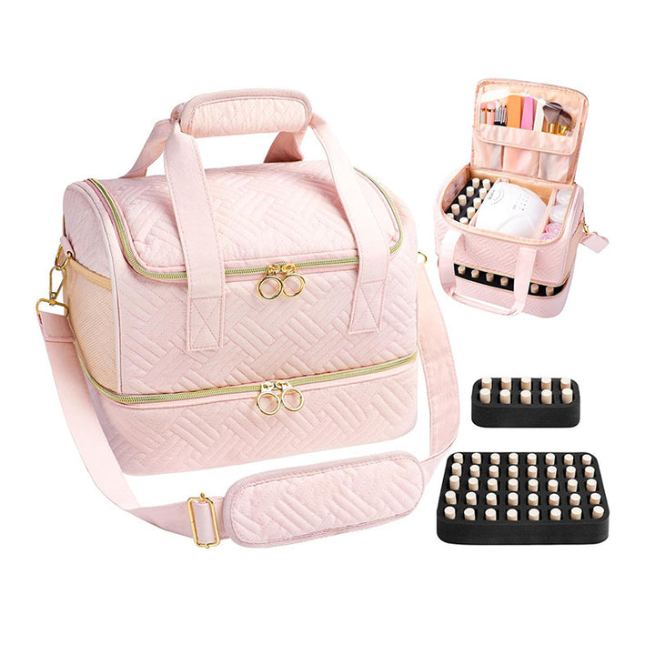 Multifunctional Cosmetic Organizer Bag with Removable Compartments Kalsten