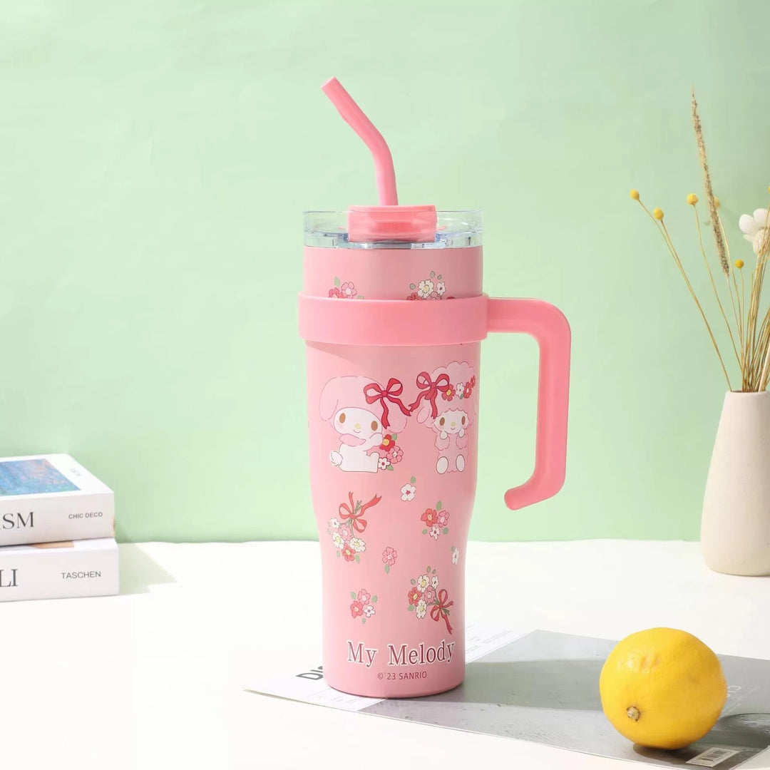 Women's plastic drinking cup with integrated straw Kalsten