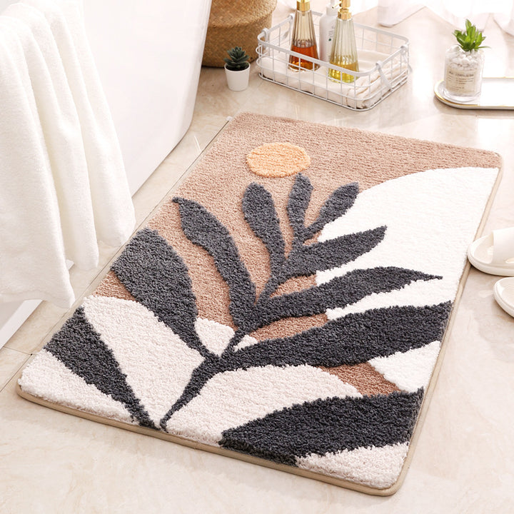 Soft Plush Botanical Bath Mat Kalsten