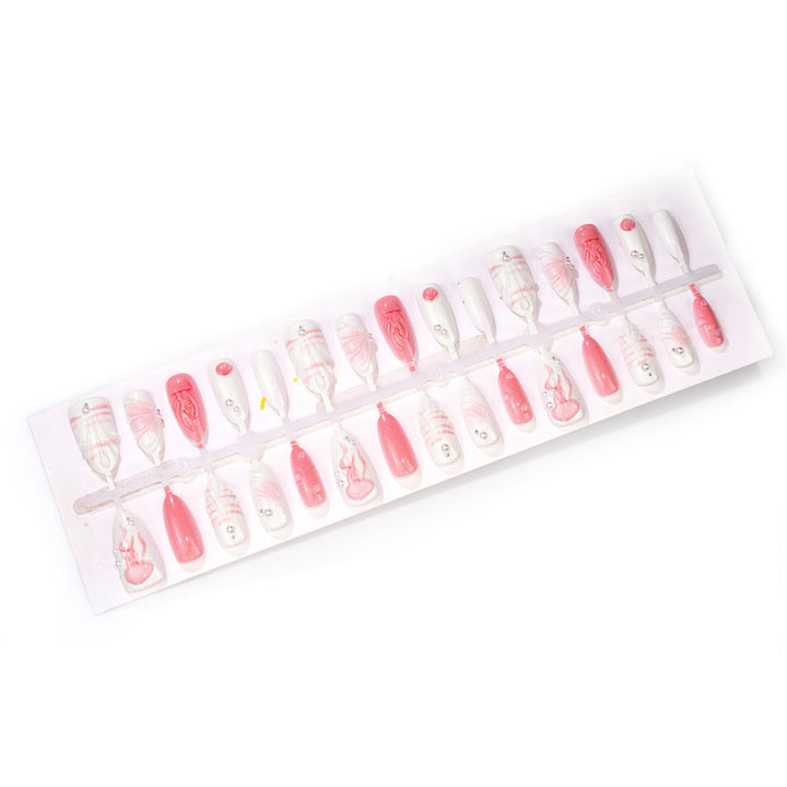 Artistic Marble Effect Press-On Nail Set Kalsten