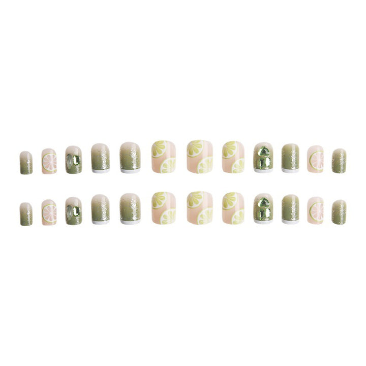 Artificial nail set with elegant crystal embellishments Kalsten