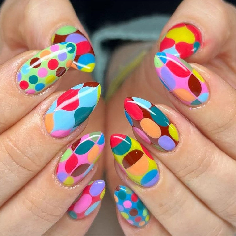 Amazing art nails with peacock feather design Kalsten