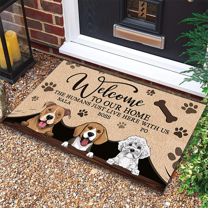 Personalized Pet-Themed Welcome Mat