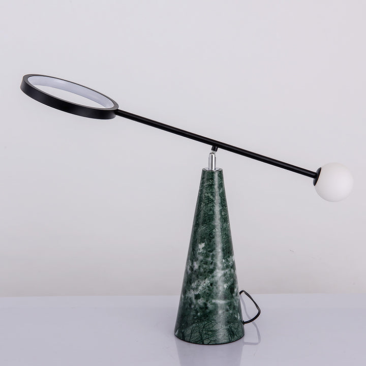 Modern Adjustable Desk Lamp with Geometric Base