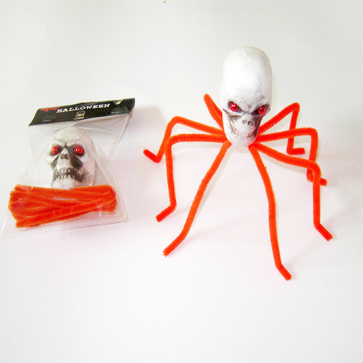 Decorative Skull Spider Figure Kalsten