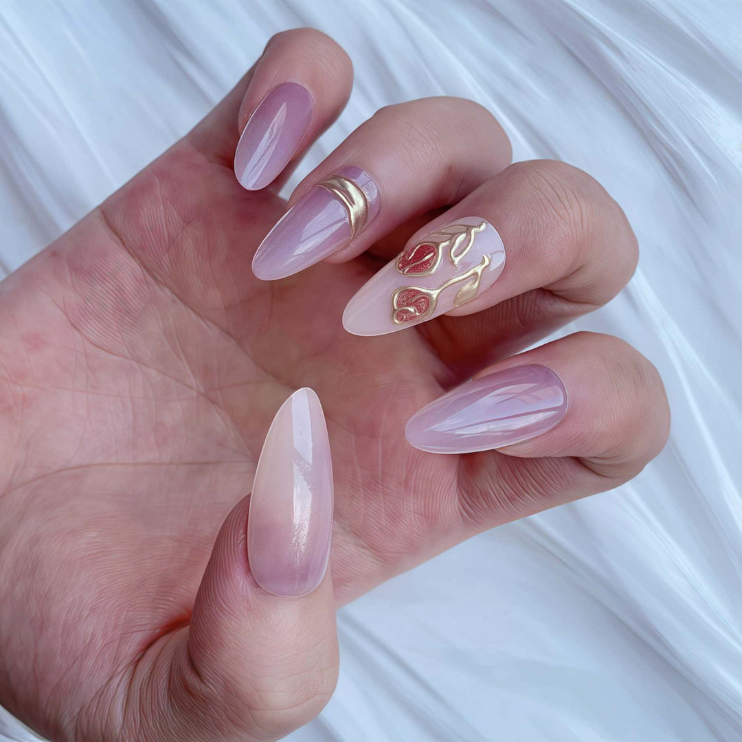 Elegant Press-on Nail Set Kalsten