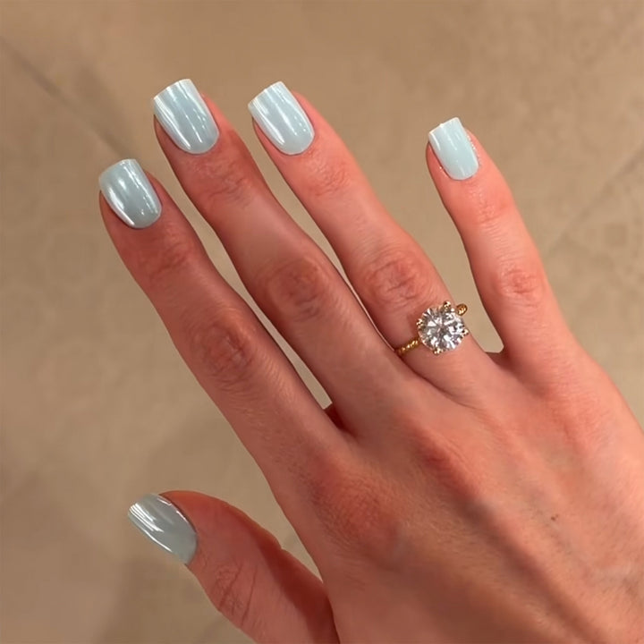 Nail extensions in modern style Kalsten