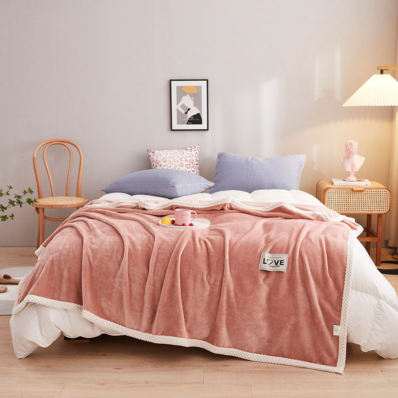 Women's Fluffy Cuddle Blanket with Playful Cloud Pattern Kalsten