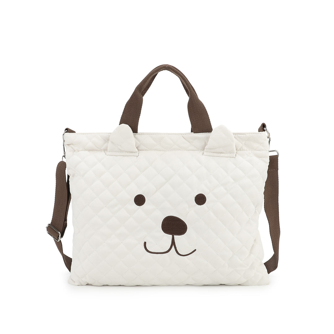 Teddy Bear Motif Tote Bag Kalsten