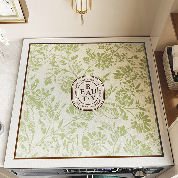 Decorative Floral Area Mat Kalsten 1786980001