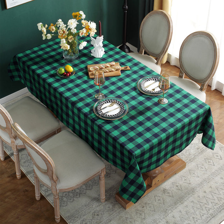 Plaid Design Tablecloth