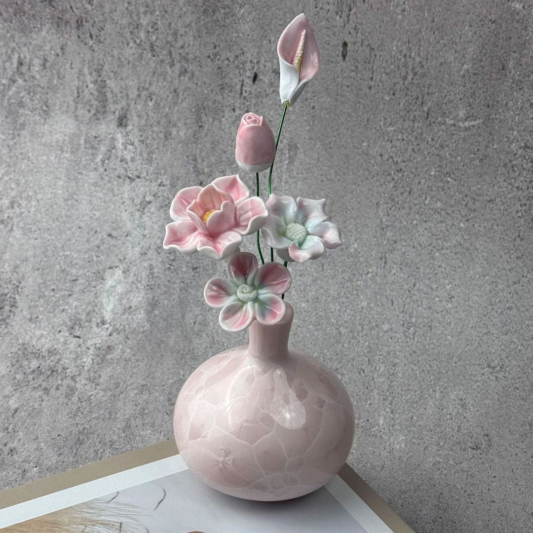 Elegant Floral Decorative Vase