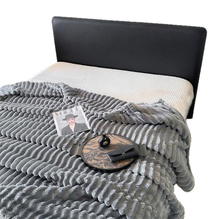 Women's Ultra-Soft Cuddly Blanket with Wave Structure Kalsten
