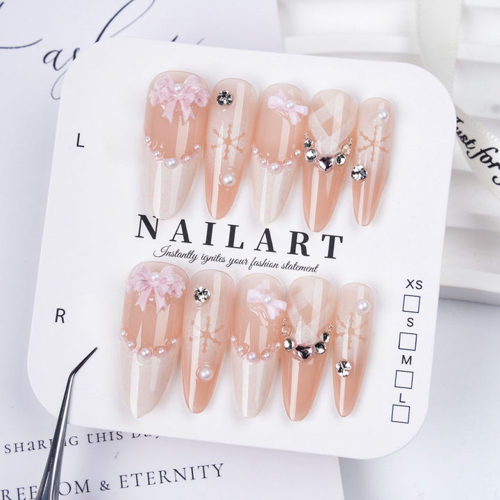 Creative Thematic Press-On Nail Set Kalsten