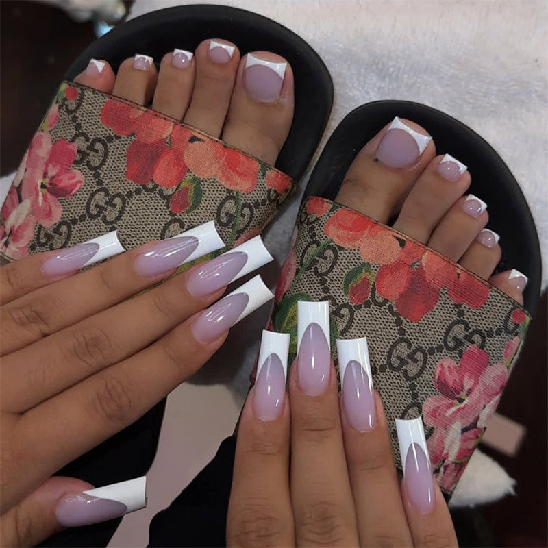 Elegant Sculpted Press-On Nail Art Set Kalsten