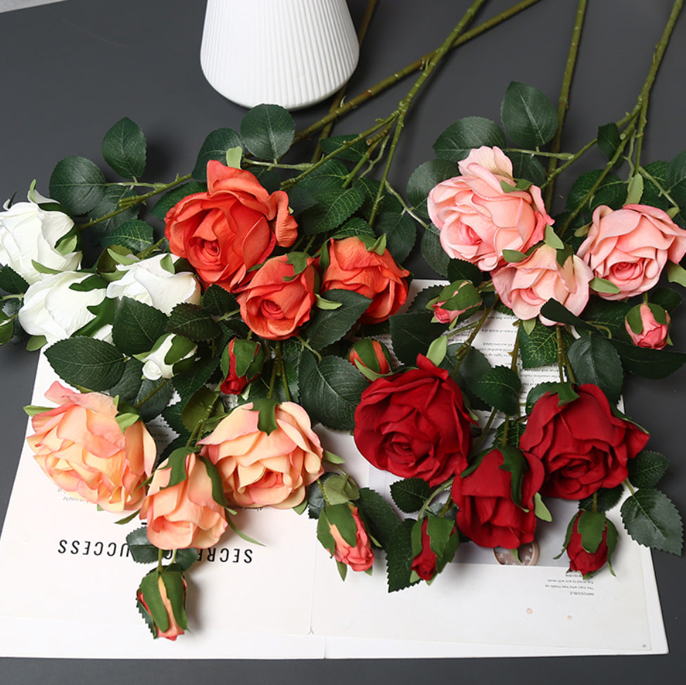 Soft Silk Rose Arrangement