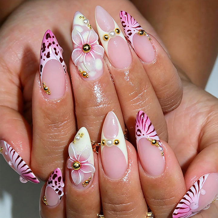 Artistic 3D Nail Tips with Maritime Design Kalsten