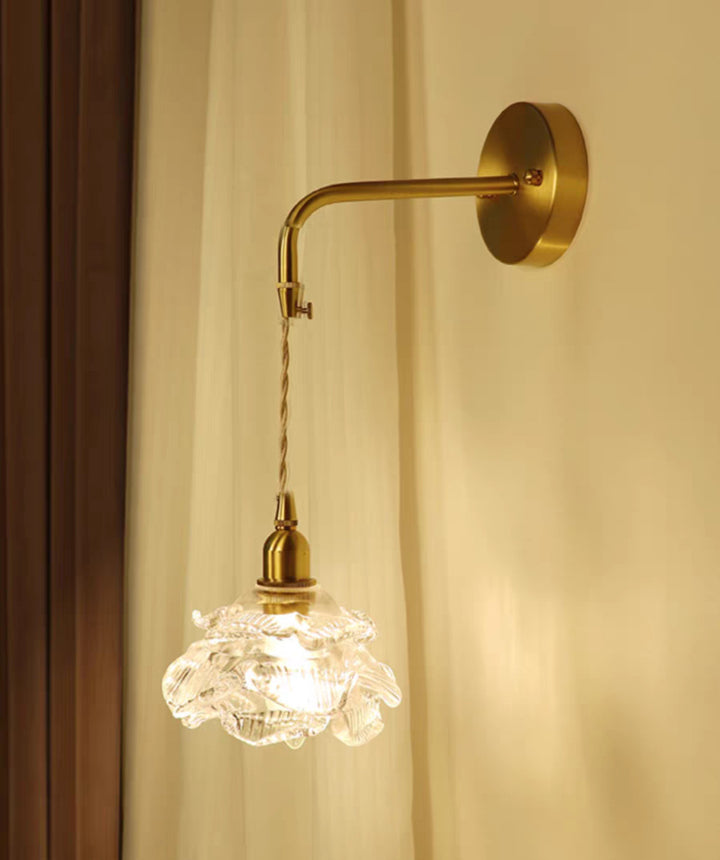 Elegant Floral Wall Sconce