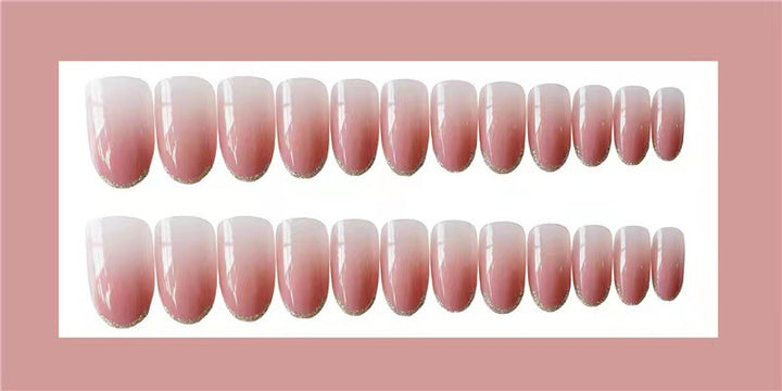 Elegant Ombre French Tip Nail Extensions Kalsten