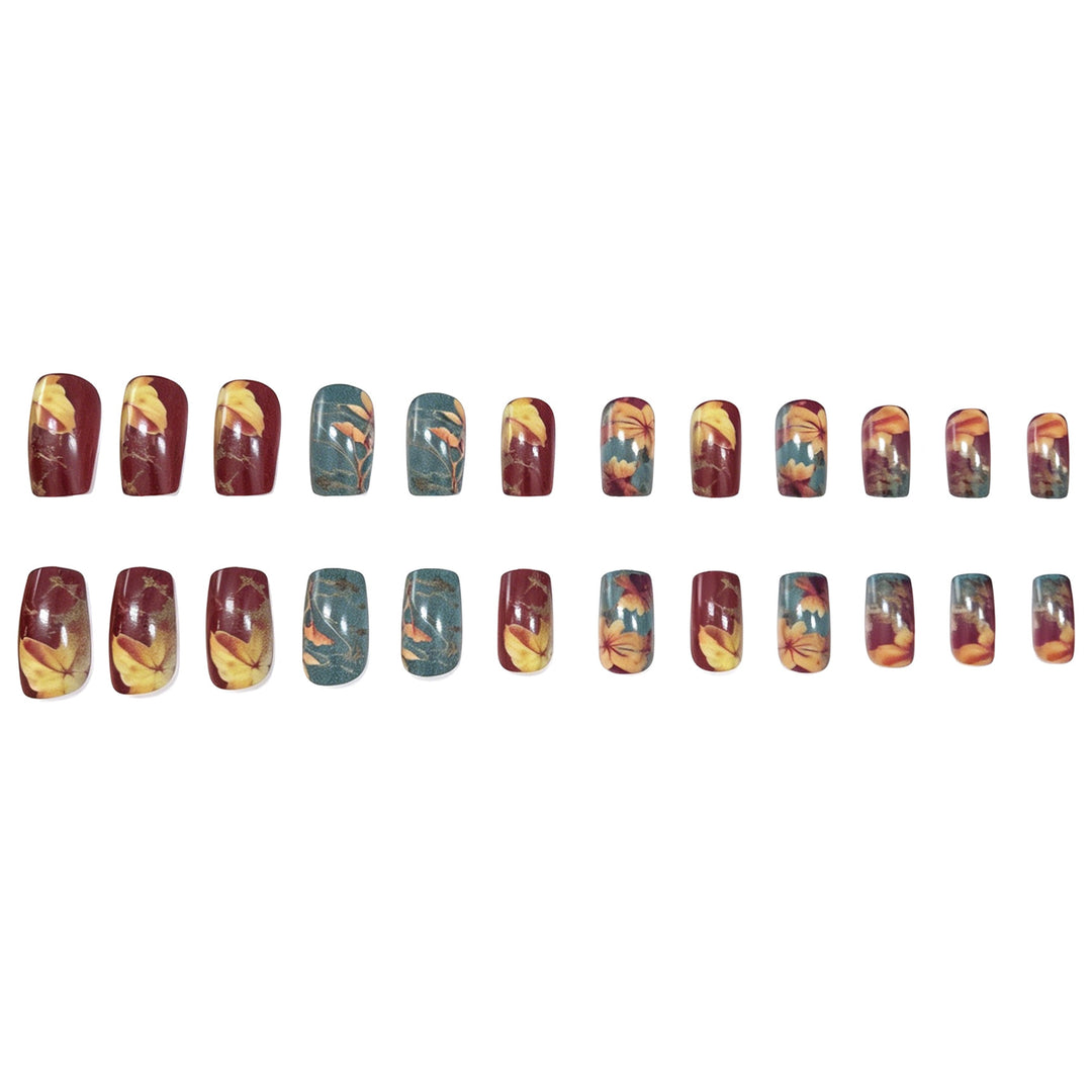 Artistic Autumn-Themed Nail Art Enhancements Kalsten