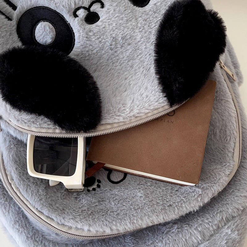 Plush Backpack in Cute Dog Design Kalsten