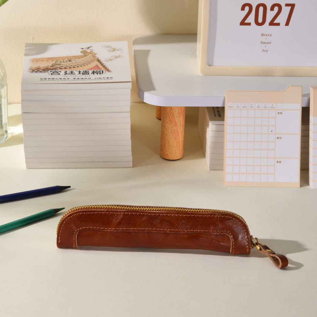 Leather Pencil Case