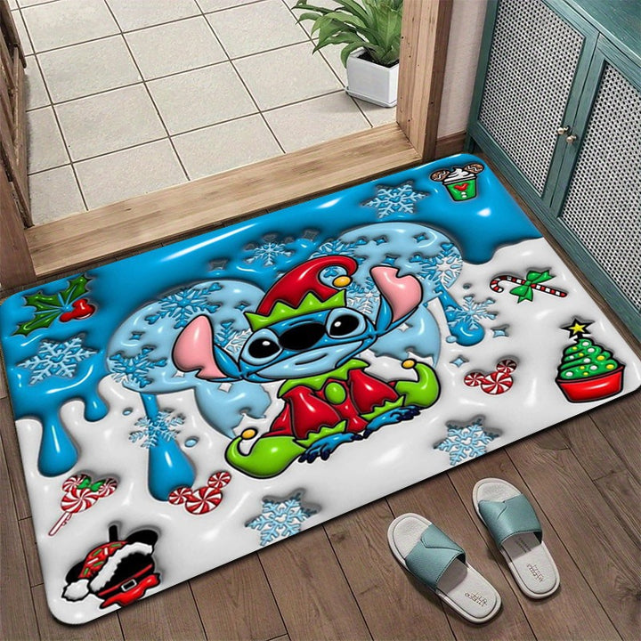 Grinch Christmas Themed Doormat Kalsten