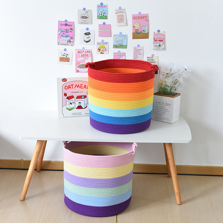 Modern storage basket with handles Kalsten