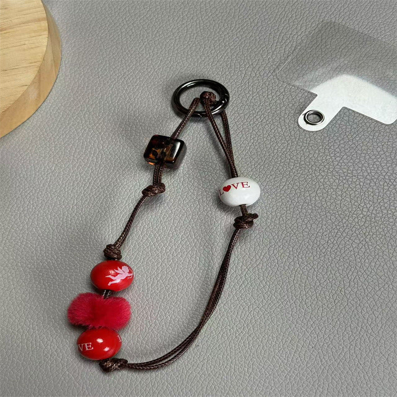 Decorative Beaded Keychain Kalsten 1790135971