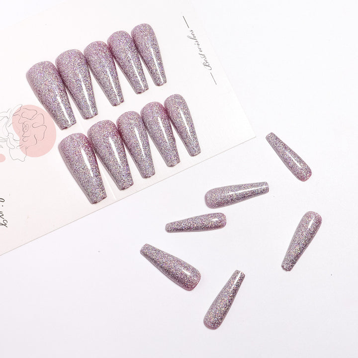 Glamorous Glittering Press-On Nail Tips Kalsten