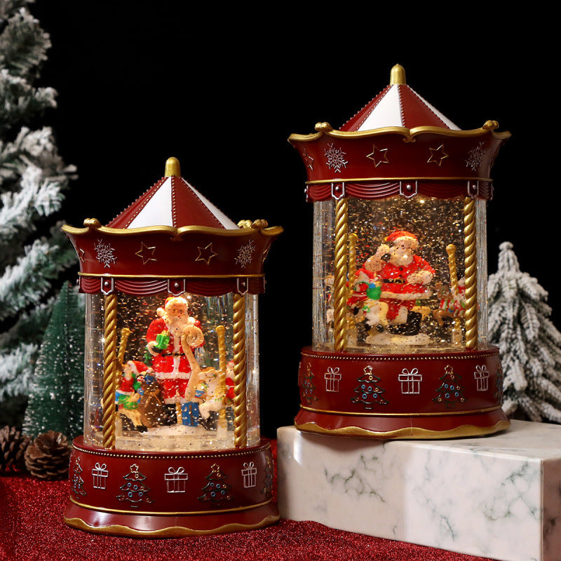 Nostalgic Christmas lantern with moving scenes Kalsten