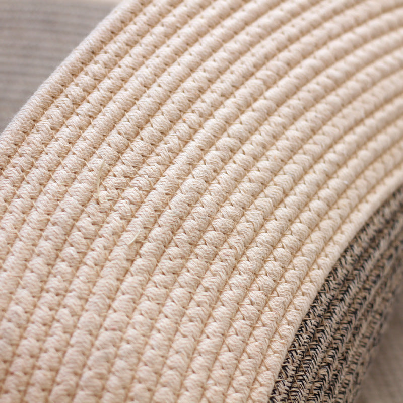 Round woven rug Kalsten