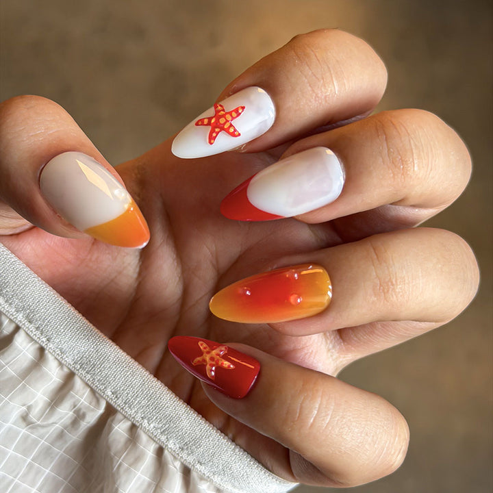 Coastal Breeze Press-On Nail Collection Kalsten