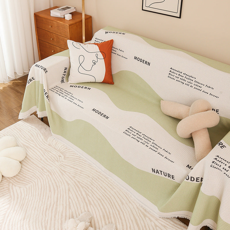 Soft Plush Bunny Pattern Throw Blanket