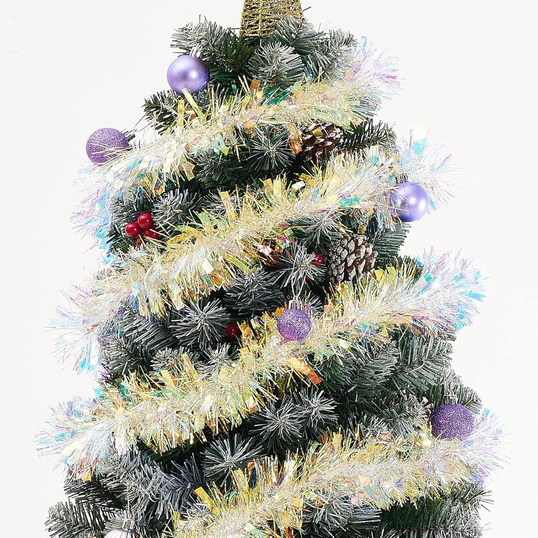 Glittering Tinsel Garland Decoration Kalsten