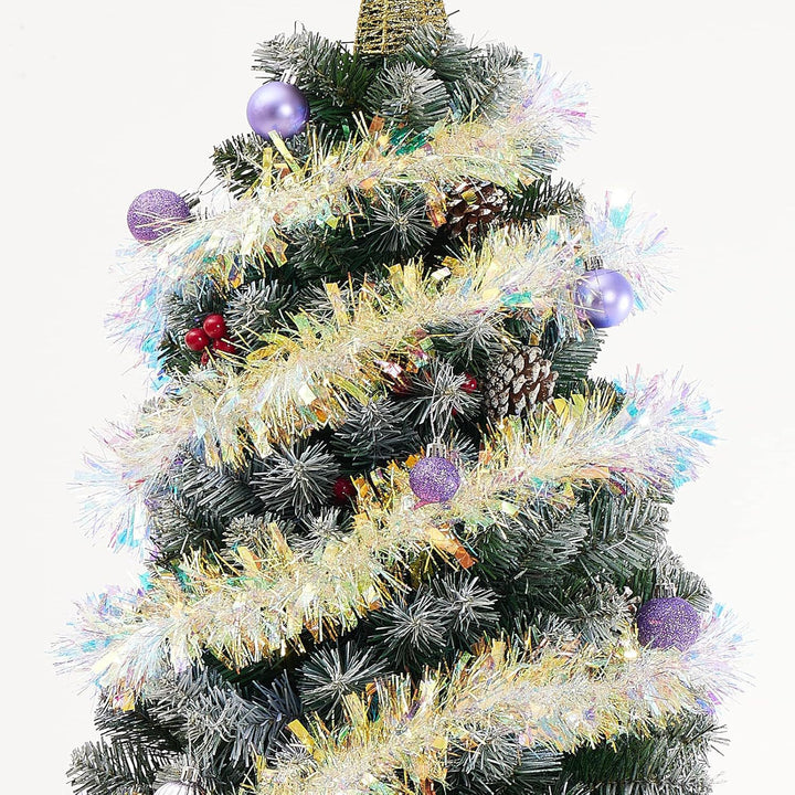 Glittering Tinsel Garland Decoration Kalsten