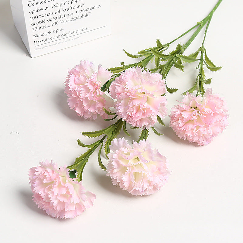 Realistic Floral Carnation Bouquet