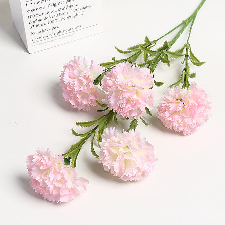 Realistic Floral Carnation Bouquet