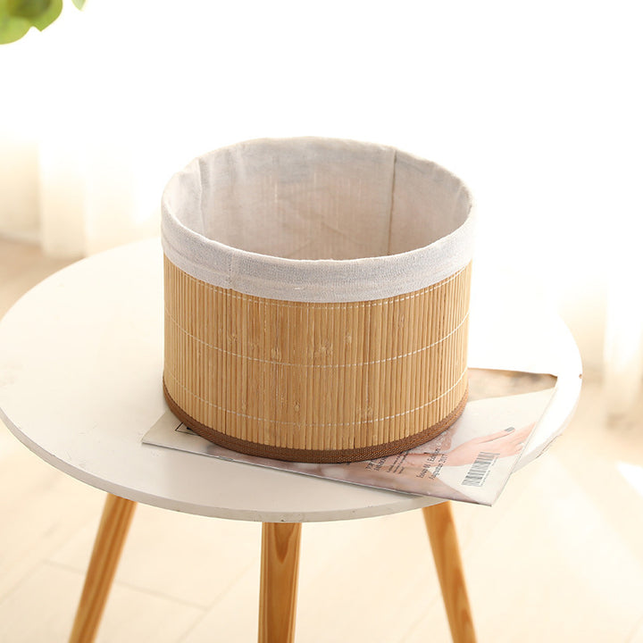 Elegant Storage Baskets Made of Natural Bamboo Kalsten