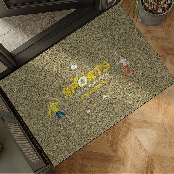 Sports-Themed Welcome Mat Kalsten