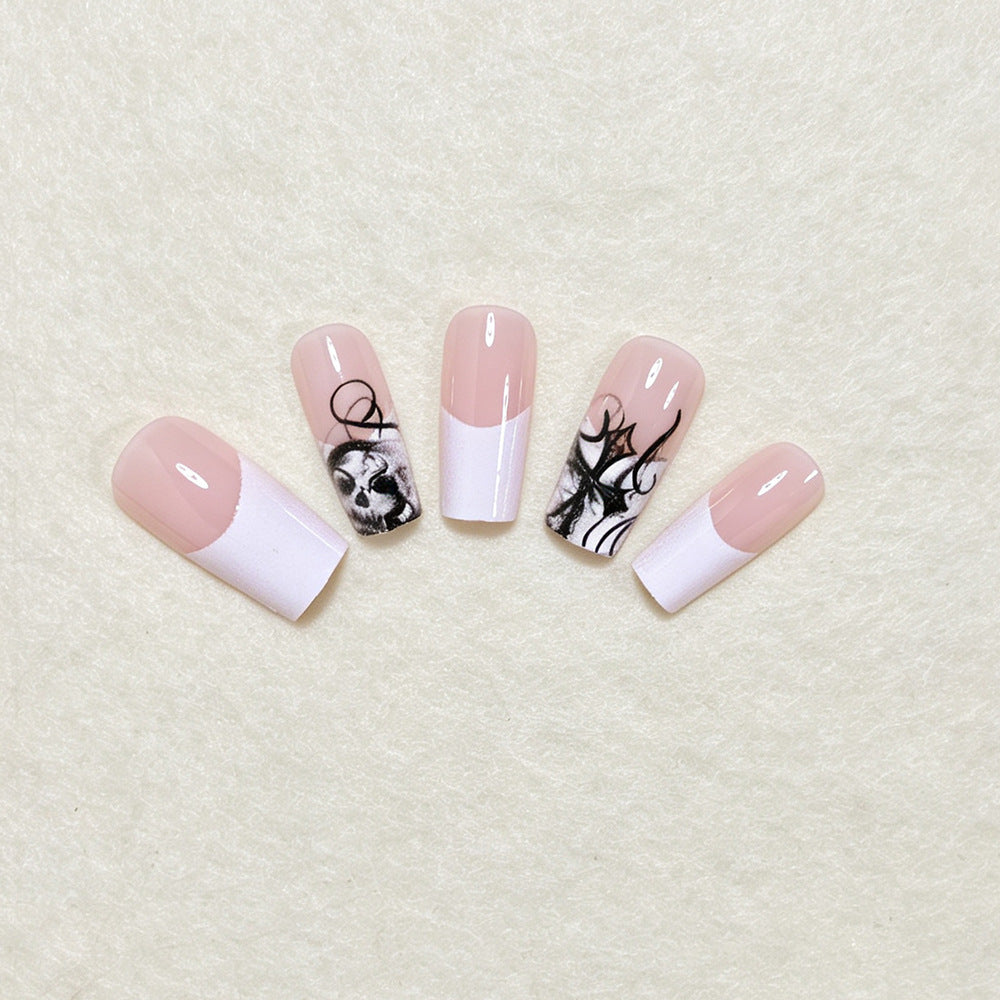 Artistic Skull Nail Art Tips Kalsten