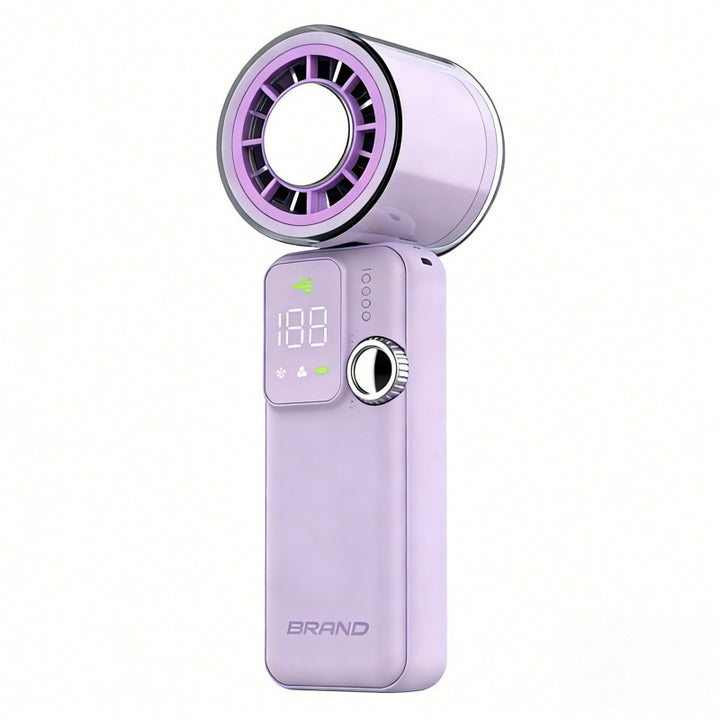 Women's Portable Mini Cool Fan with Digital Temperature Display Kalsten